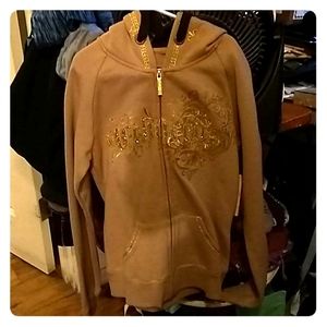 Tan hoodie sweater brand new